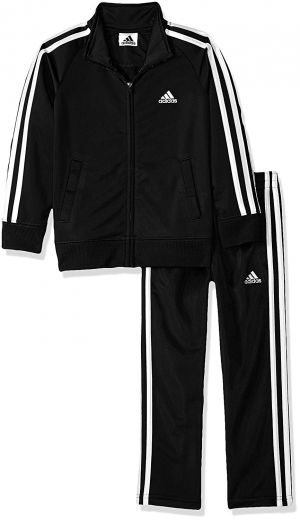 adidas Boys&#039; Tricot Jacket & Pant Clothing Set