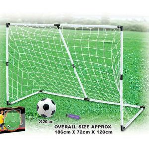 High Store ספורט Football Soccer Goal Post PVC Set W/ Net Sports Training Match
