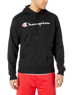 High Store בגדים Champion Men's Graphic Powerblend Fleece Hood