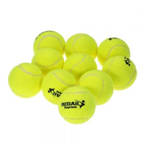 10pcs/bag Durable Rubber Training Tennis Balls for Children Women Tennis High Resilience Training Exercise Practice Tennis Ball